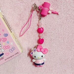 Sanrio Hello Kitty Gakuen Kirameki School Sparkle Keychain Strap Charm